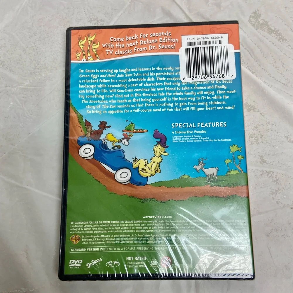 Dr. Seuss's Green Eggs & Ham and Other Stories -De Luxe Edition {DVD-Video} - Picture 3 of 8
